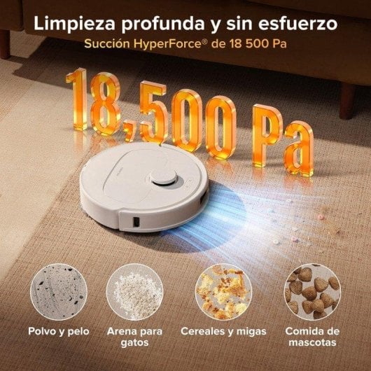 Aspirateur Robot Laveur Roborock Qrevo S Pro Base Multifonction Navigation LiDAR 18 500 Pa Lavage à eau chaude