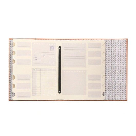 Cartella Liderpapel Formato Folio Prolungato Arancione con Chiusura Elastica
