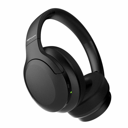 Auricolari HiFuture FutureTour wireless Bluetooth con cancellazione rumore, microfono e USB-C nero