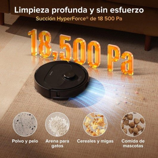 Saugroboter Roborock Qrevo mit Wischfunktion S Pro LiDAR Navigation 18.500 Pa Multifunktionsbasis Anti-Verhedderungsbürste