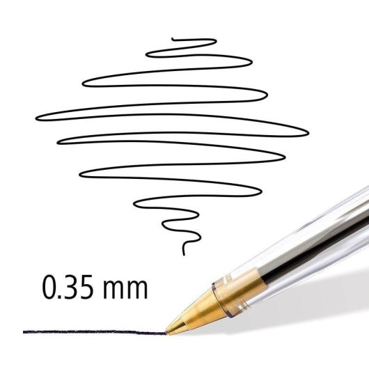 Bolígrafo Staedtler Stick 430 Set 10 Unidades Punta Media Verde