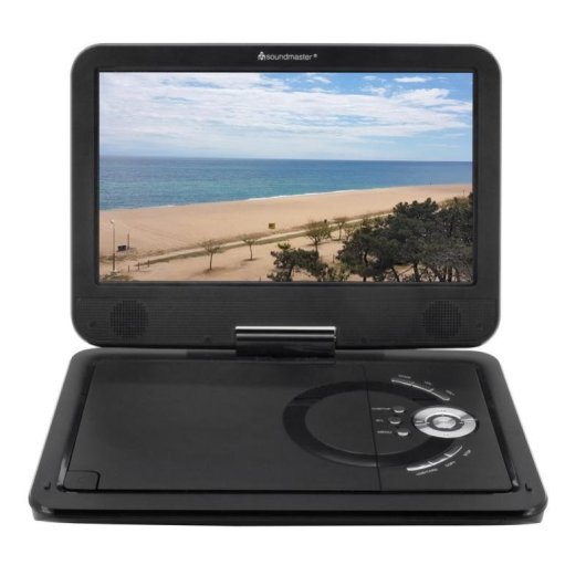 Lettore DVD portatile Soundmaster PDB1910SW Convertibile Nero 10.1 pollici