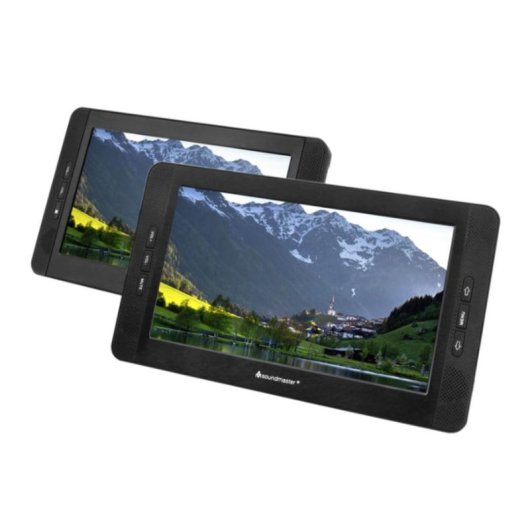 Leitor DVD portátil Soundmaster PDB1850SW 10.1" Preto Montado na Parede