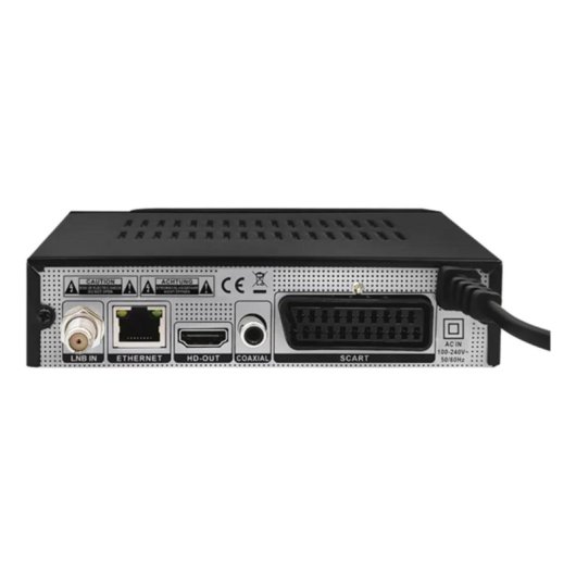 Descodificador Denver DVBS-206HD Cable H.264 MPEG Negro Ethernet HDMI