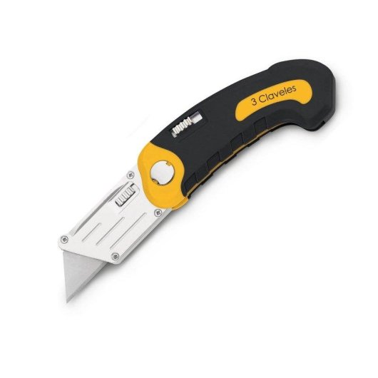 Cutter Navaja Pieghevole 3 Claveles 10 cm