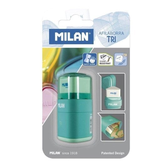 Combinación Goma y Sacapuntas Milan Tri