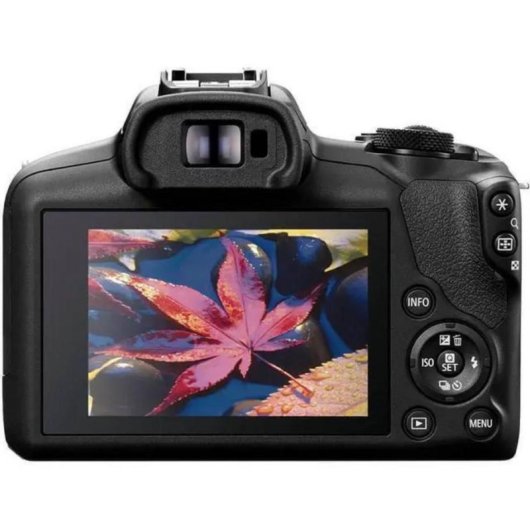 Cámara Mirrorless Canon EOS R100 24.1MP WiFi 18-45mm + RF-S 55-210mm F5-7.1 IS STM
