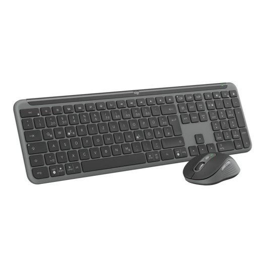 Tastatur Logitech Signature Slim Combo MK950 kabellos Bluetooth 5.1 mit Maus