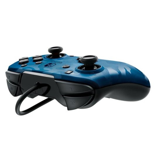 Mando Gamepad PDP Faceoff Deluxe+ Alámbrico USB para Nintendo Switch