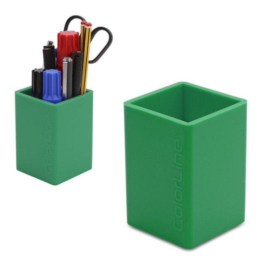 Porta-Lapis Quadrato in Silicone Ultra-Morbido Officebox