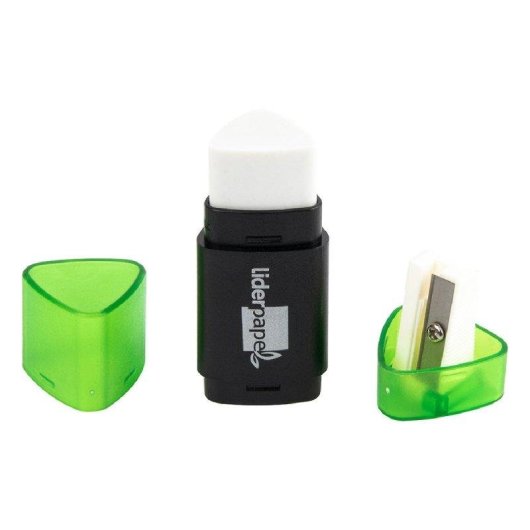 Gomma da Cancellare Triangolare con Affilamatite Liderpapel