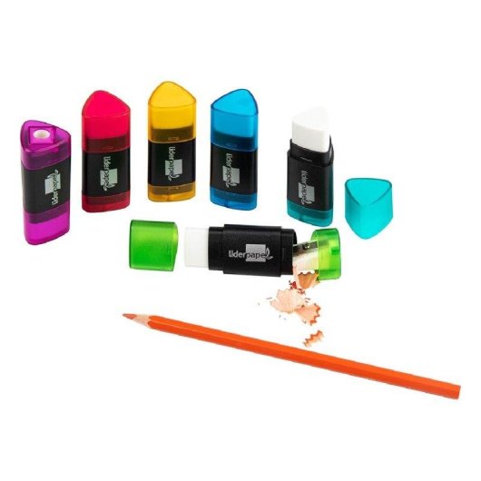 Gomma da Cancellare Triangolare con Affilamatite Liderpapel