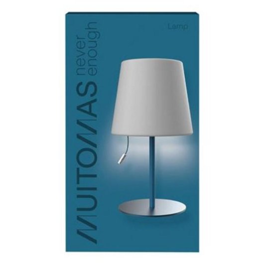 Schreibtischlampe Muitomas DREAMLAMPBL USB-C 5W wiederaufladbar blau/weiß