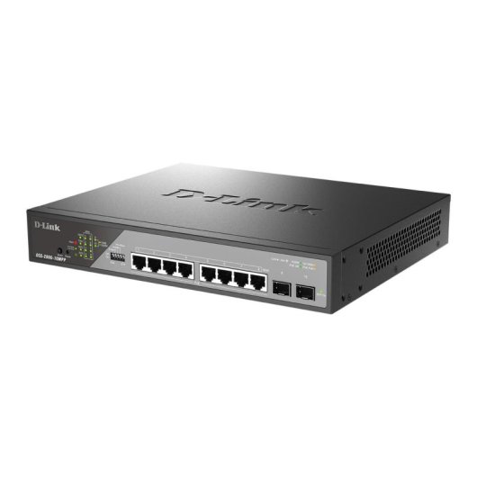 Switch D-Link DSS-200G-10MPP/E Gestito L2 8 Porte Gigabit PoE 242W