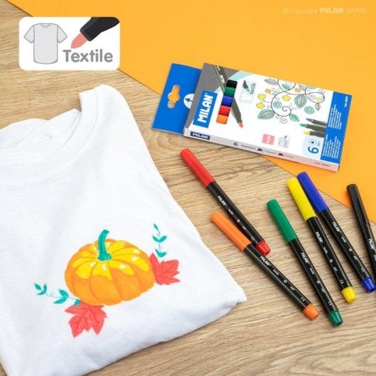 Stifte für Stoffe Milan 06p6t - Set mit 6 Farben