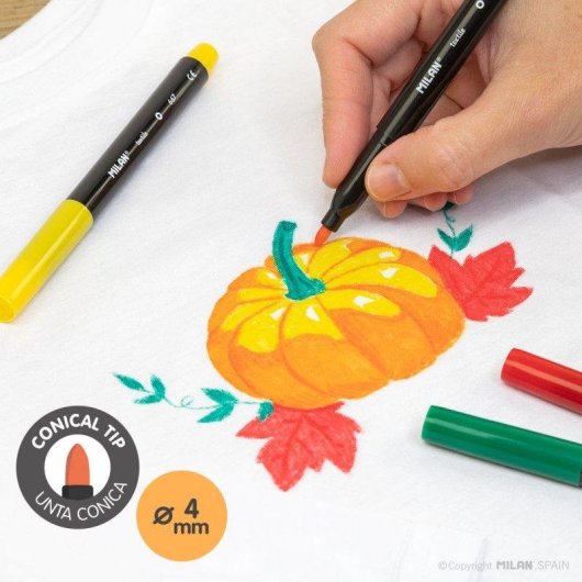 Stifte für Stoffe Milan 06p6t - Set mit 6 Farben