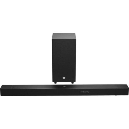 Barra de Som JBL Cinema SB595 3.1.2 440W Bluetooth HDMI eARC Dolby Atmos Preta