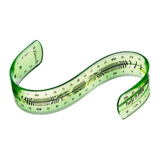 Regla Flexible MAPED Twist'n Flex 30 cm Plástico Irrompible