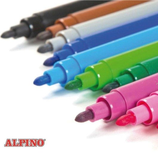 Rotuladores Alpino Coloring 24 unidades Punta Fina 3mm