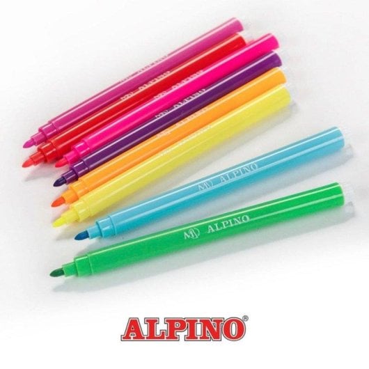 Rotuladores Alpino Coloring 24 unidades Punta Fina 3mm