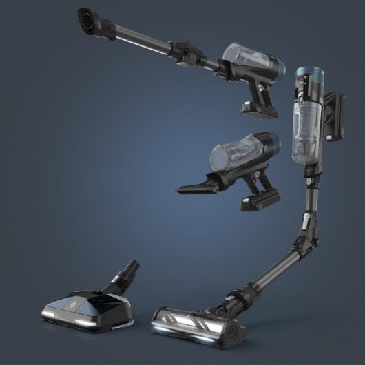 Akku Staubsauger Rowenta X-Force Flex 14.80 670W 90 Min Wischfunktion 2 in 1 Blau Schwarz