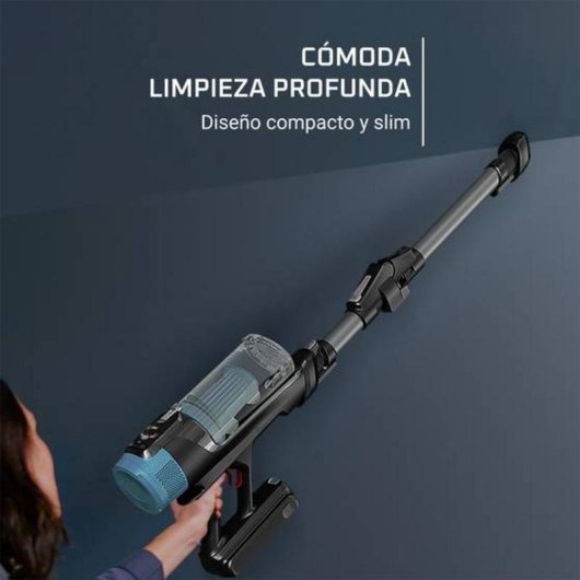 Akku Staubsauger Rowenta X-Force Flex 14.80 670W 90 Min Wischfunktion 2 in 1 Blau Schwarz