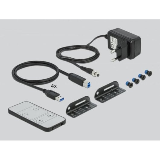 Conmutador KVM Delock DisplayPort 1.4 8K 30Hz con USB 3.0 y Audio