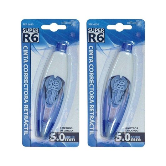 Correttore Retrattile SDI Super R6 - Pack di 2 Nastri 5 mm