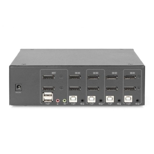 Switch KVM Digitus 4 porte doppio schermo 4K DisplayPort