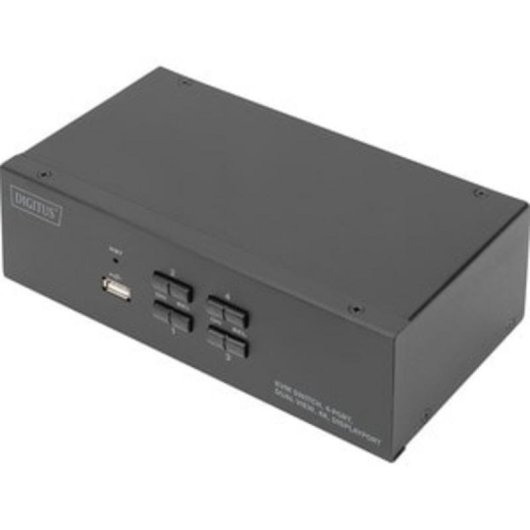 Switch KVM Digitus 4 porte doppio schermo 4K DisplayPort