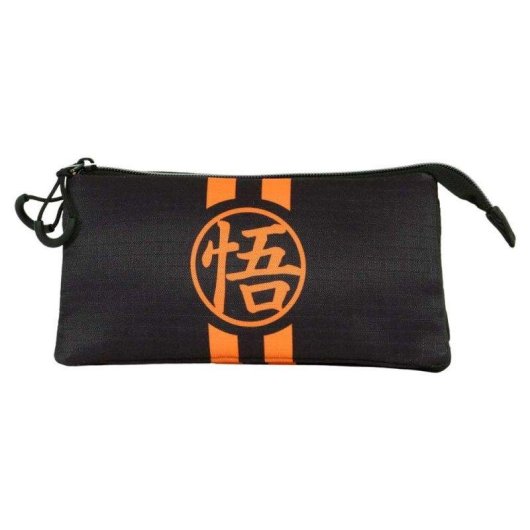 Estuche escolar portatodo triple Dragon Ball Karactermania Negro 23 x 11 x 7 cm