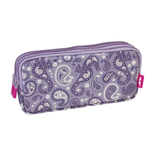 Milan Drops - Porte-documents 3 compartiments Violet