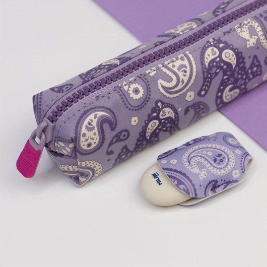 Milan Drops - Porte-documents 3 compartiments Violet