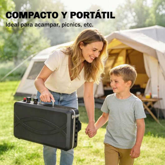 Outsunny Barbacoa De Gas Portátil 2 En 1 7 Kw Con Patas Desmontables