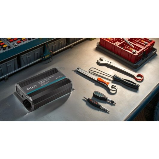 Blugy Cargador Baterías Booster 12v A 12v 60a, Autocaravanas, Autos, 4x4, 3 Etapas, Protecciones Electrónicas, Carga Ráp