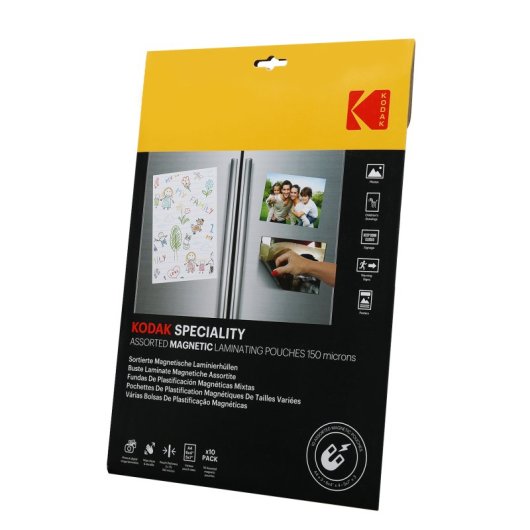 Kodak Surtido De Fundas Magnéticas Kd-lmassmag-pk10c - Funda Magnética Kodak, Tamaño: 3 X A4, 4 X 6" X 4", 3 X 5" X 7", 