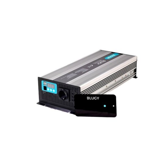 Blugy Inverter Pure Wave 24000w Con Control Remoto Para Caravanas Y Autocarav...