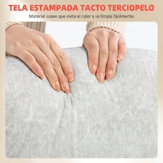 Homcom Silla De Escritorio Ergonómica Con Respaldo Alto Crema