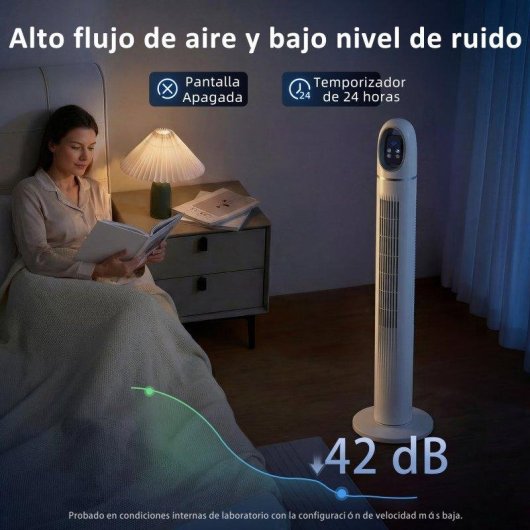 Homcom Ventilador De Torre Con Control Remoto 3 Velocidades 3 Modos Temporizador