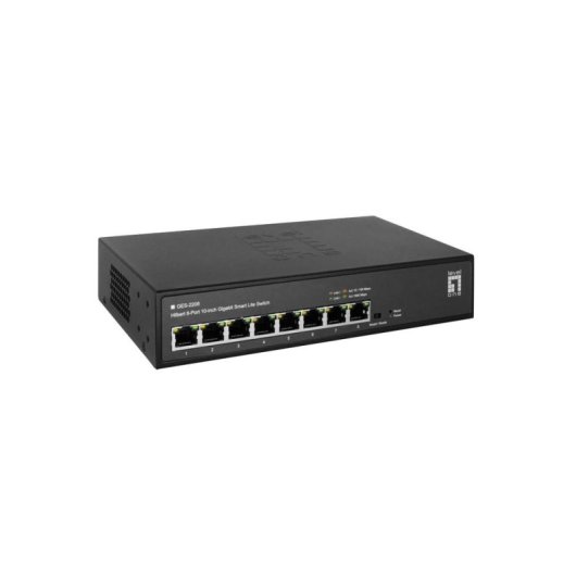Switch LevelOne GES-2208 Managed L2 8 Ports Gigabit Ethernet Rack-Montage