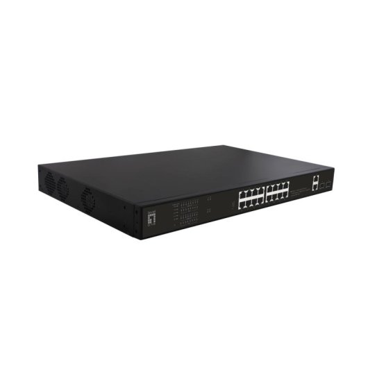 Switch LevelOne GEP-2021 20 Ports Gigabit PoE 1U Não Gerido