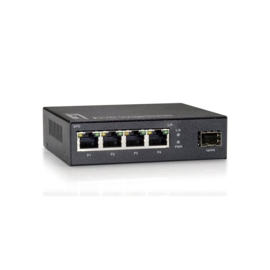Switch LevelOne GEU-0521 4 Gigabit-Ethernet-Ports 1 SFP-Slot Unmanaged