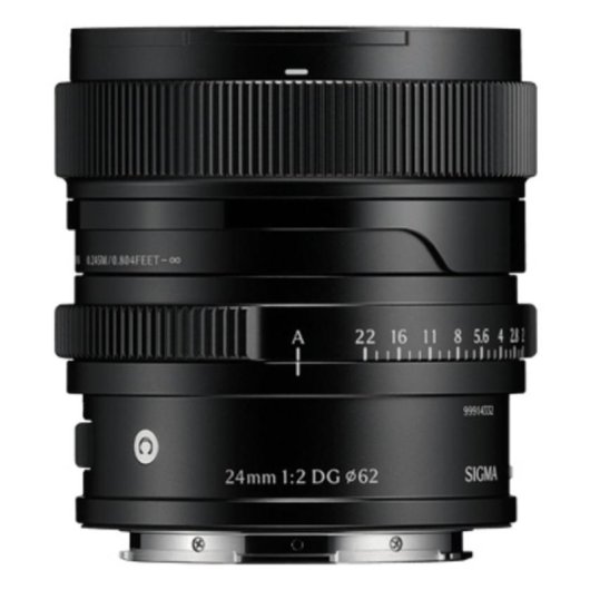Objectif Sigma 24mm F2 DG Contemporary Monture Sony E Parasol Noir