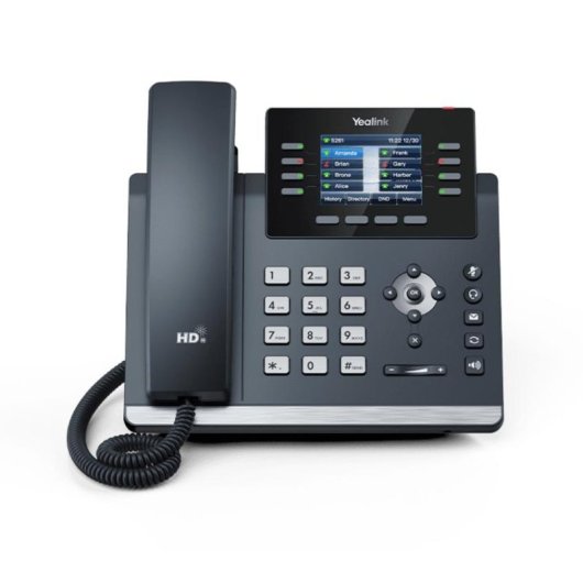 Teléfono IP Yealink SIP-T44W Gris 8 líneas LCD 2.8" Wi-Fi 5 Bluetooth
