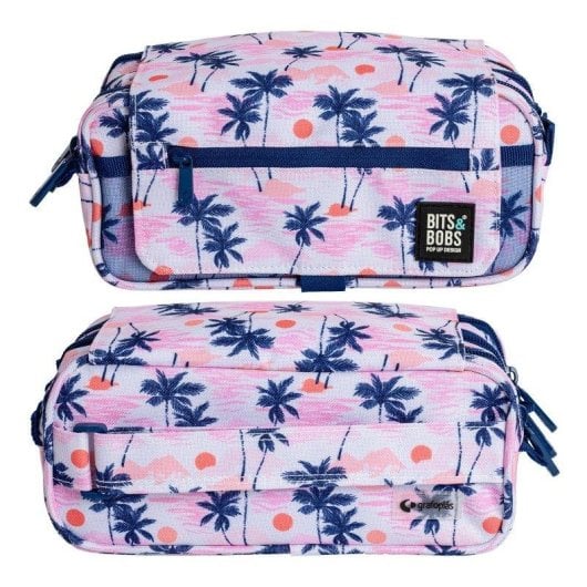 Estuche Escolar Triple Design ColePack Grafoplás con 40 Utensilios Incluidos, compacto