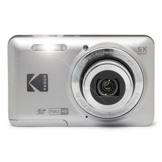 Fotocamera Compatta Kodak PIXPRO FZ55 16MP Zoom 5x Full HD Argento