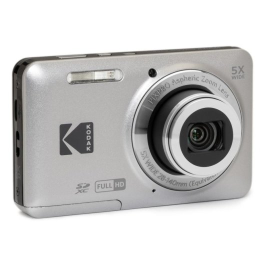 Fotocamera Compatta Kodak PIXPRO FZ55 16MP Zoom 5x Full HD Argento