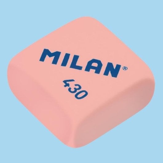 Gomma da cancellare Milan 430 Tipo Miga di Pane Quadrata Set di 6