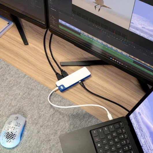 Base per Portatili Targus HyperDrive USB-C 100W Bianco 5 Gbit/s