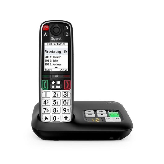 Téléphone Gigaset EASY 500A DECT/Analogique Sans Fil Haut-Parleur 200 Entrées